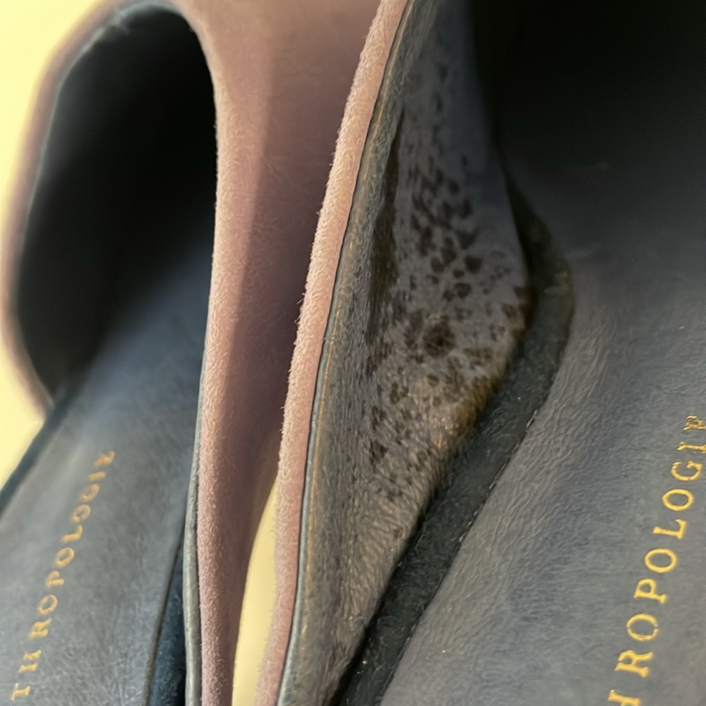 Anthropologie Suede Mules - Picture 6 of 7